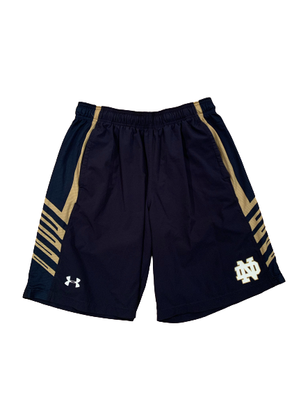 John Mahoney Notre Dame Football Team Issued Shorts (Size L)
