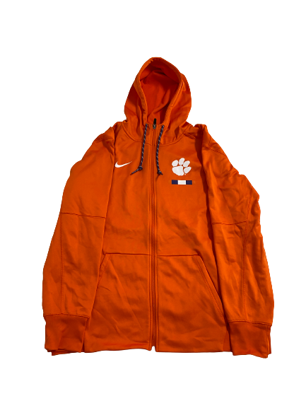 James Skalski Clemson Football Team Issued Zip-Up Jacket (Size XL)