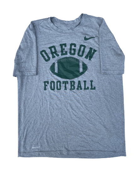 Nick Pickett Oregon Football Team Issued Workout Shirt with 