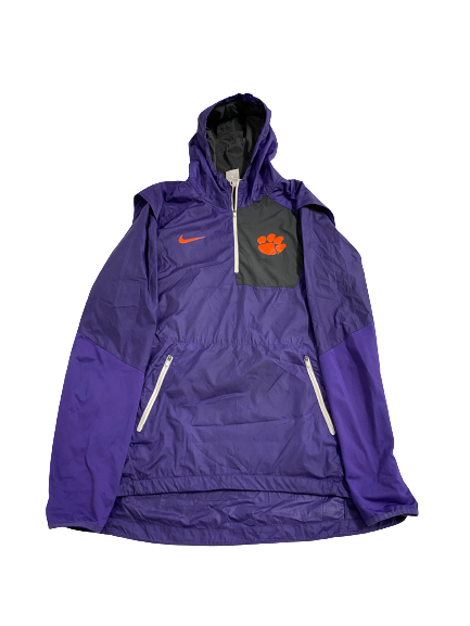 James Skalski Clemson Football Team Issued Windbreaker Jacket (Size XL)