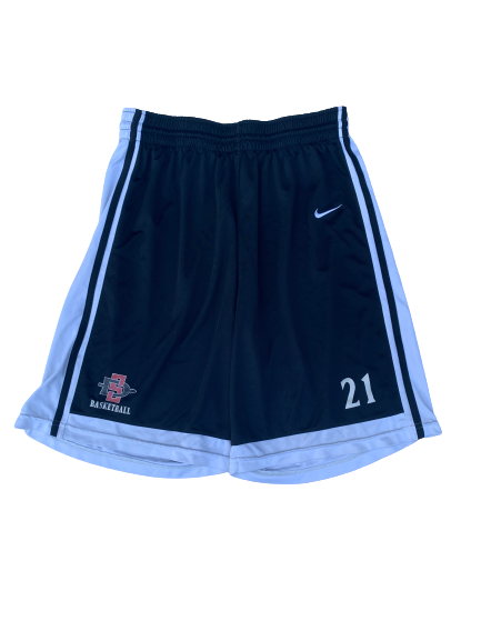 Malik Pope San Diego State Nike Practice Shorts (Size XL)