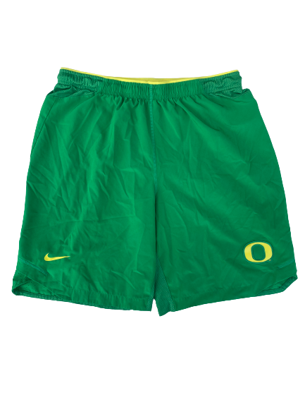 Nick Pickett Oregon Football Team Issued Workout Shorts (Size L)