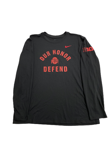 Gabby Gonzales Ohio State Volleyball Player-Exclusive Long Sleeve Pre-Game Warm-Up Shirt With 