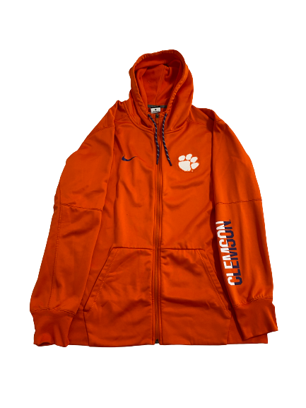 James Skalski Clemson Football Team Issued Zip-Up Jacket (Size XL)