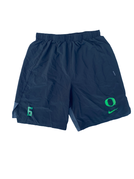 Nick Pickett Oregon Football Team Issued Workout Shorts with 