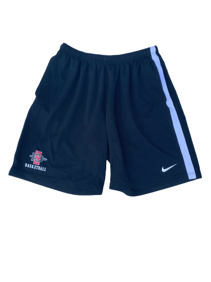 Malik Pope San Diego State Basketball Nike Shorts (Size XL)