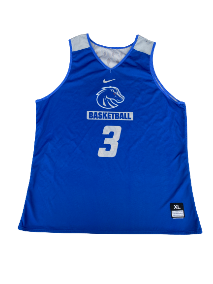 Justinian Jessup Boise State Basketball Exclusive Reversible Practice Jersey (Size XL)