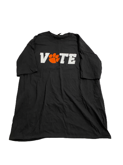 James Skalski Clemson Football Player-Exclusive "VOTE" T-shirt (Size XXL)