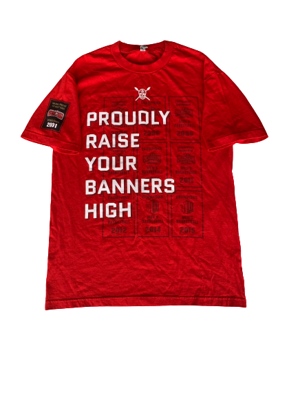 Malik Pope San Diego State "Proudly Raise Your Banners High" T-Shirt (Size L)