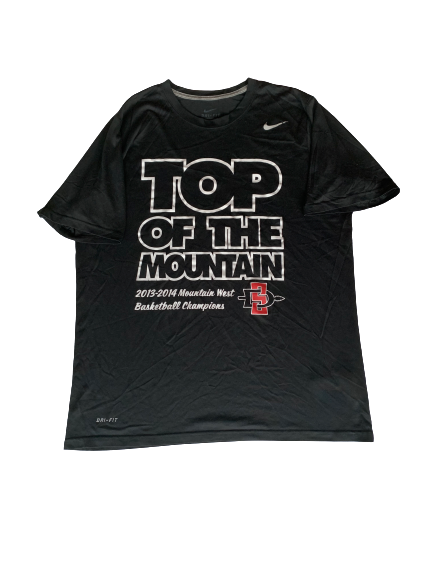 Malik Pope San Diego State "Top Of The Mountain" Nike T-Shirt (Size L)