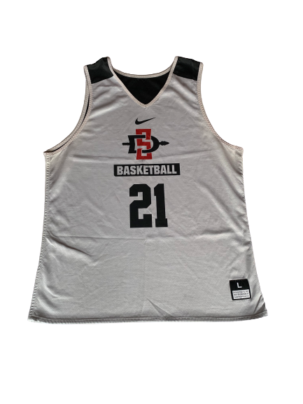 Malik Pope San Diego State Reversible Practice Jersey (Size L)