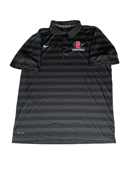 Malik Pope San Diego State Basketball Nike Polo Shirt (Size XL)