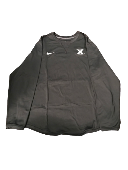 J.P. Macura Xavier Team Issued Long Sleeve Thermal Crewneck (Size XL)