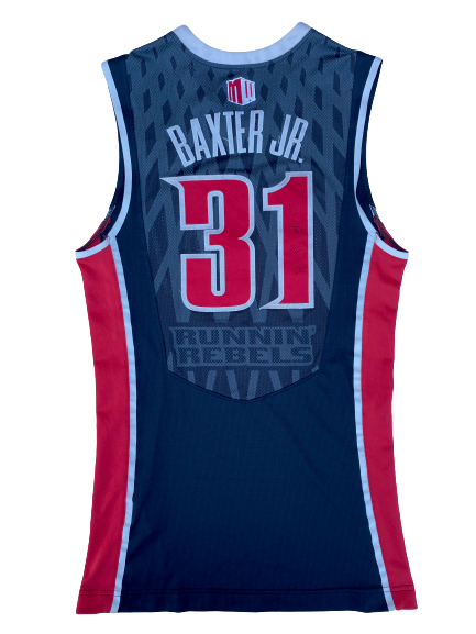 Troy Baxter Jr. UNLV Basketball 2016-2017 SIGNED Game Worn Jersey (Siz –  The Players Trunk