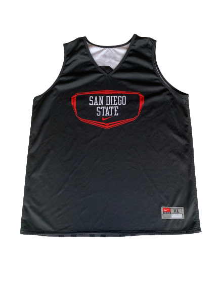 Malik Pope San Diego State Basketball Reversible Practice Jersey (Size XL)