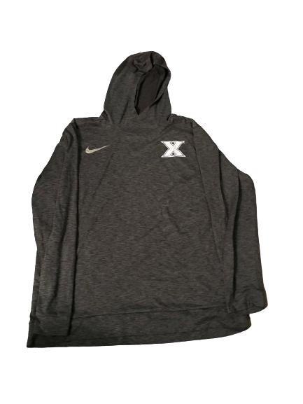 J.P. Macura Xavier Team Issued Long Sleeve Hooded Sweatshirt (Size L)