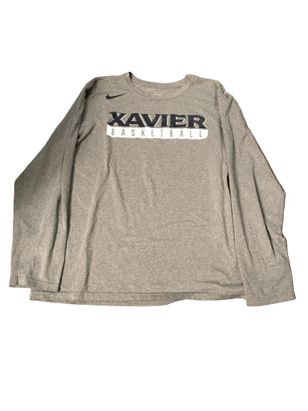 J.P. Macura Xavier Team Issued Long Sleeve Workout Shirt (Size M)