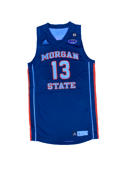 Troy Baxter Jr. Morgan State Basketball Game Worn Jersey (Size L)