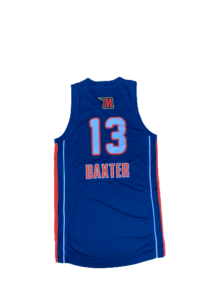 Troy Baxter Jr. Morgan State Basketball Game Worn Jersey (Size L)