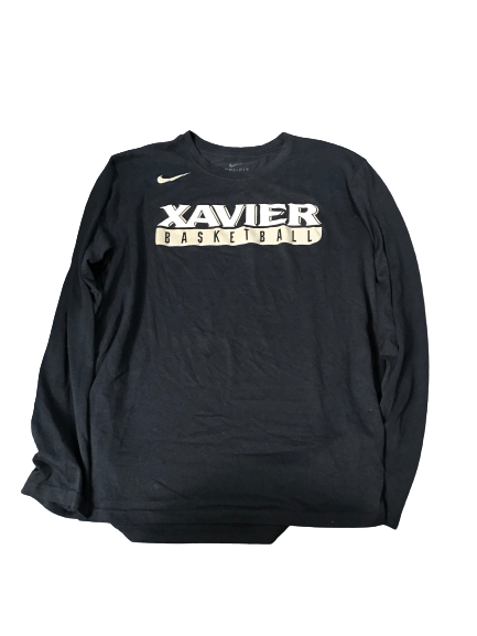 J.P. Macura Xavier Team Issued Long Sleeve Workout Shirt (Size L)