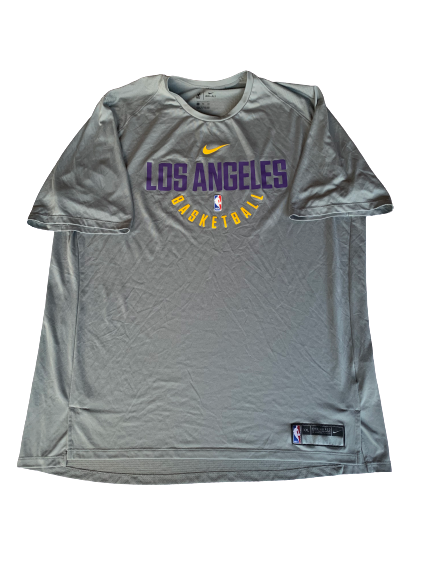 Malik Pope Los Angeles Lakers Team Issued Nike T-Shirt (Size XXL)