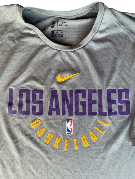 Malik Pope Los Angeles Lakers Team Issued Nike T-Shirt (Size XXL)
