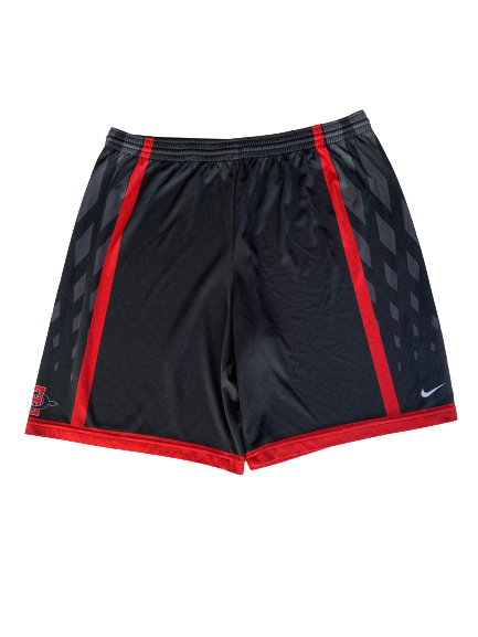 Malik Pope San Diego State Basketball Nike Practice Shorts (Size XXL)