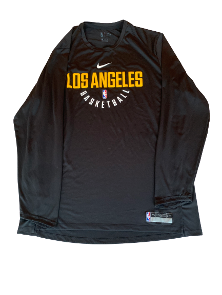 Malik Pope Los Angeles Lakers Nike Long Sleeve Shirt (Size XXL)