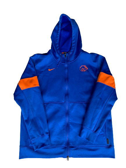 Derrick Alston Jr. Boise State Basketball Team Issued Travel Jacket (Size XL)