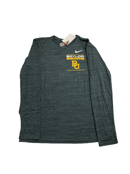 NaLyssa Smith Baylor Basketball Team Issued Long Sleeve Workout Shirt (Size M)(New with Tags)