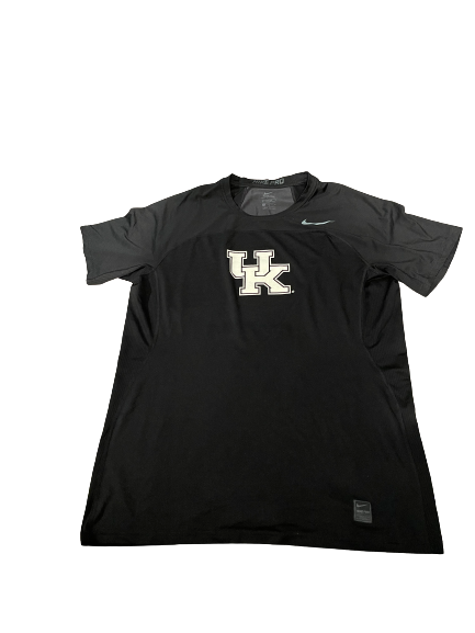Gunnar McNeill Kentucky Baseball Team Issued Compression Workout Shirt (Size XL)
