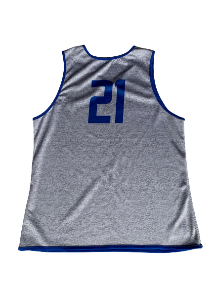 Derrick Alston Jr. Boise State Basketball Player Exclusive Reversible Practice Jersey (Size L)