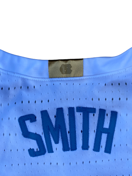 K.J. Smith North Carolina Basketball 2019-2020 Game Worn Uniform Set