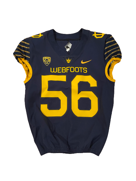 Bryson Young Oregon Football Game Worn Limited Edition Throwback "Webfoots" Jersey