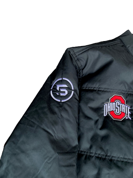 Tuf Borland Ohio State Football Team Issued Player Exclusive Military Jacket (Size XL)