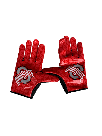 Tuf Borland Ohio State Football Team Issued Player Exclusive Gloves (Size XL)