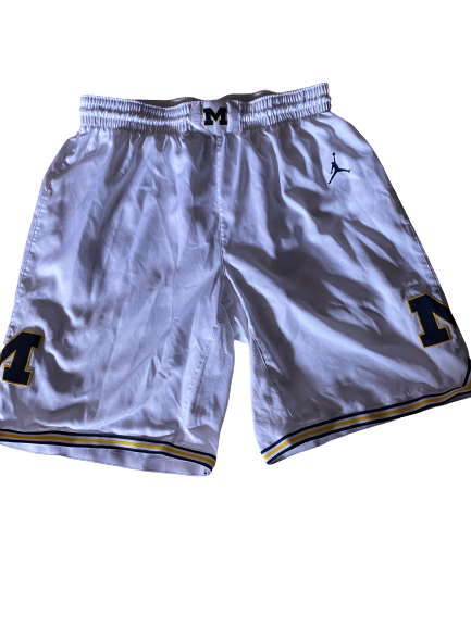 Charles Matthews Michigan 2018-2019 Game Worn Shorts (Size M)