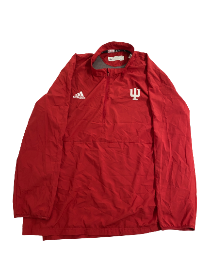 Lance Bryant Indiana Football Team-Issued Quarter-Zip Jacket (Size XXL)