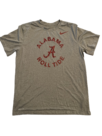 Jaden Shackelford Alabama Basketball Team Issued Workout Shirt (Size L)