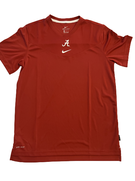 Jaden Shackelford Alabama Basketball Team Issued Workout Shirt (Size L)