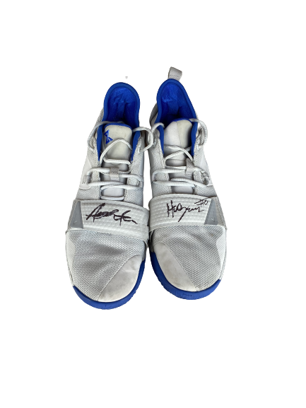 Ashton Hagans Kentucky Basketball SIGNED 2018-2019 Game Worn Shoes - Photo Matched