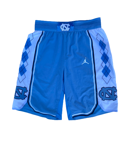 K.J. Smith North Carolina Basketball 2017-2018 Game Issued Shorts (Size 34)
