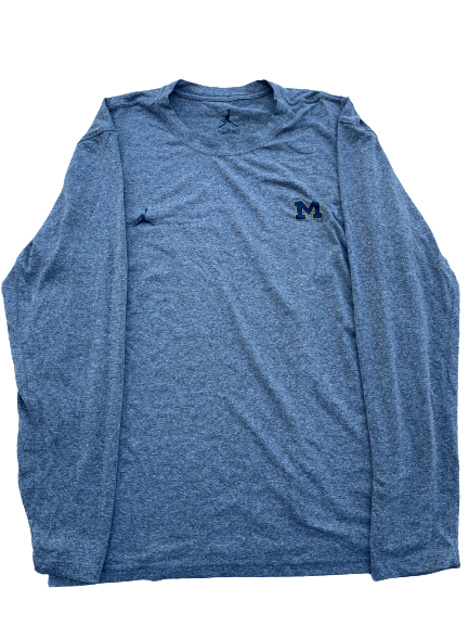 Tarik Black Michigan Football Team Issued Long Sleeve Shirt (Size L)