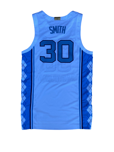 K.J. Smith North Carolina Basketball 2019-2020 Game Worn Jersey (Size 44)