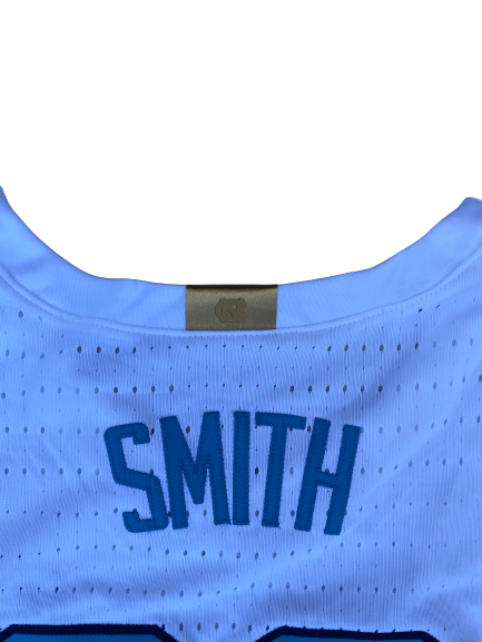 K.J. Smith North Carolina Basketball 2019-2020 Game Worn Jersey (Size 44)