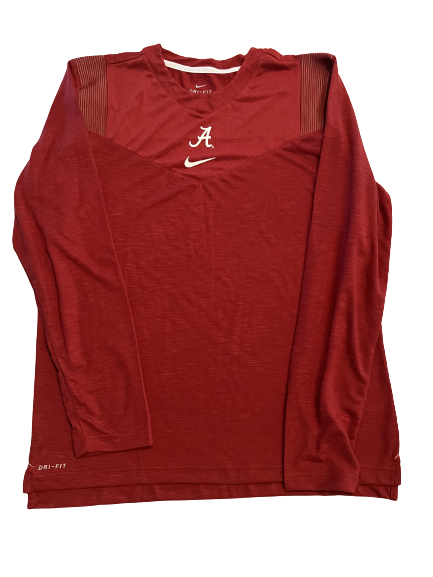 Jaden Shackelford Alabama Basketball Team Issued Long Sleeve Shirt (Size L)