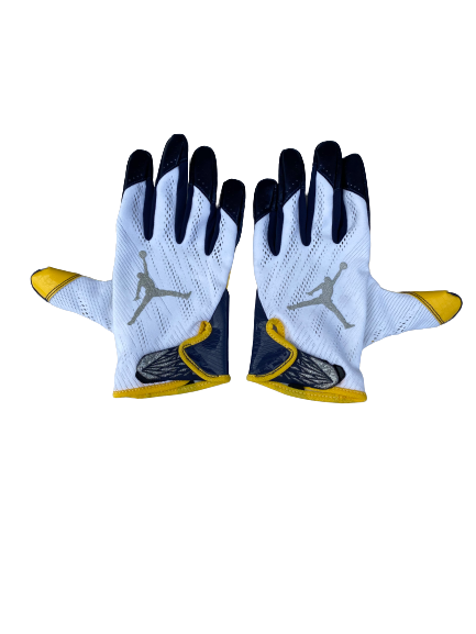 Stephen Spanellis Michigan Football Player Exclusive Gloves (Size 3XL)