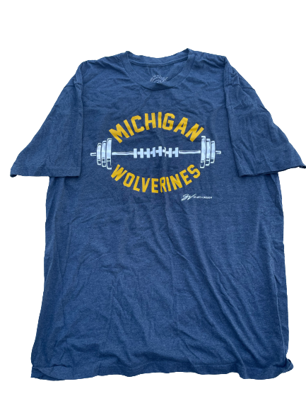 Tarik Black Michigan Football Team Exclusive Strength Shirt (Size XL)