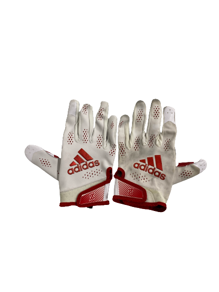Lance Bryant Indiana Football Player-Exclusive "Love Each Other LEO" Gloves (Size XXL)