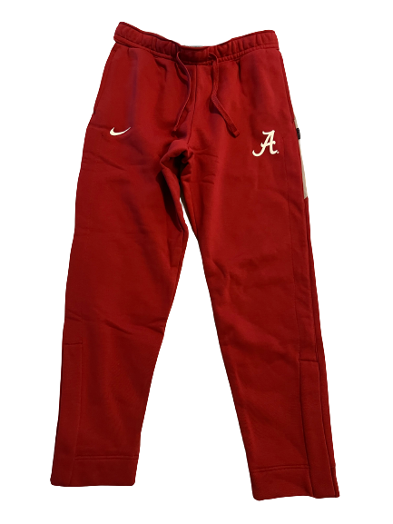 Jaden Shackelford Alabama Basketball Team Exclusive Travel Sweatpants with Magnetic Bottoms (Size L)